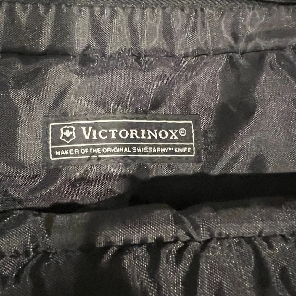 Victorinox Black Messenger Laptop Bag 17”x13”x5” Bain Capital Logo